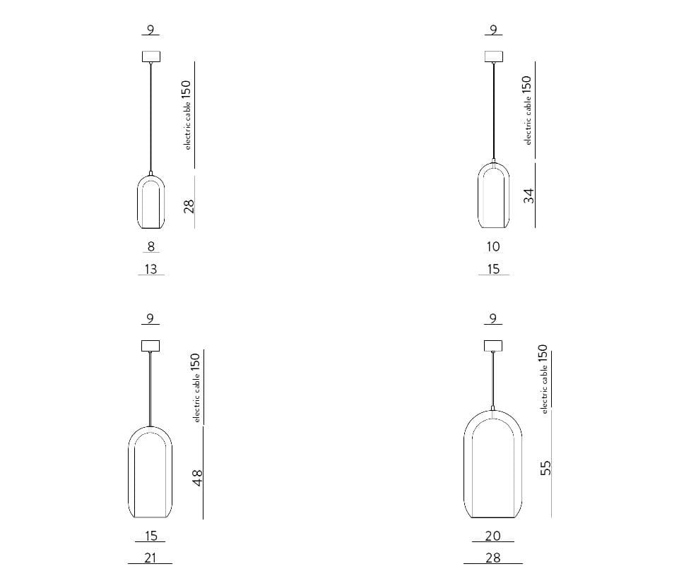Подвесной светильник из дутого стекла Cangini & Tucci Aeron ARCH-00086105 - Вид №5
