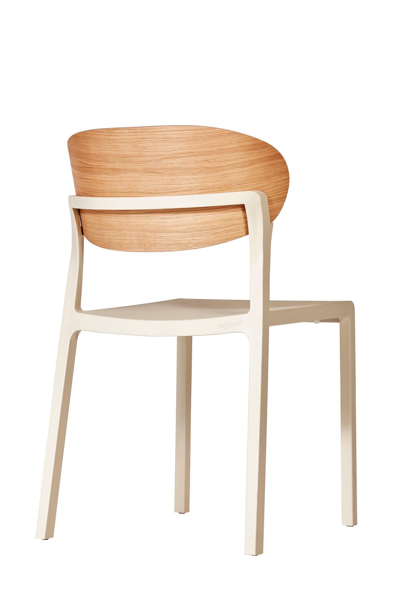 Садовый стул из полипропилена с деревянной спинкой Ezpeleta BAKE WOOD ARCH-00073360 - Вид №23