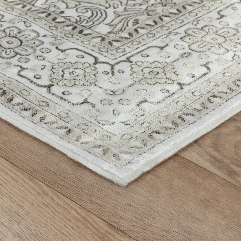 DEVOS-CABY Ковер Isphahan: кремовая вискоза для современного интерьера 89375834 STLM-1404879 - Вид №2