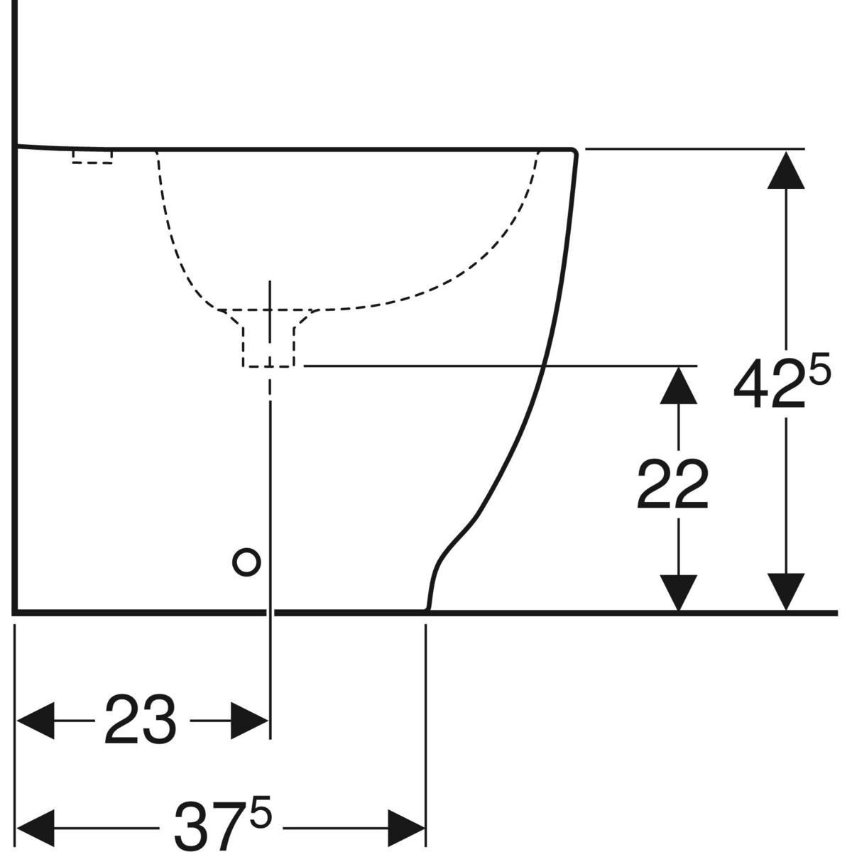 Напольное оконное биде Geberit Акант ARCH-00144767 - Вид №4