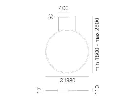 Алюминиевый светодиодный подвесной светильник Artemide Discovery ARCH-00111424 - Вид №16