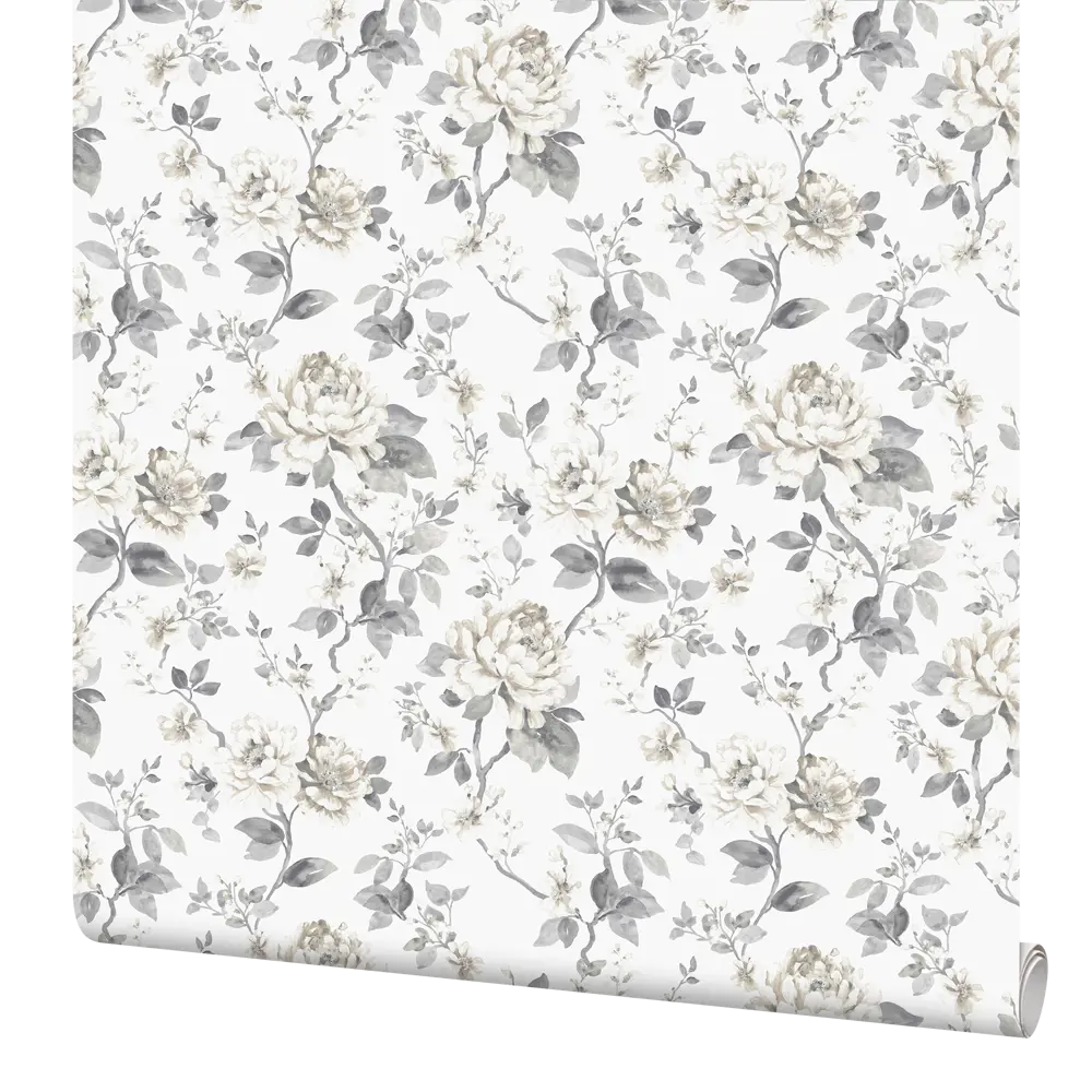 Обои флизелиновые Inspire Diego Flora белые 1.06 м 643060 STLM-2092742