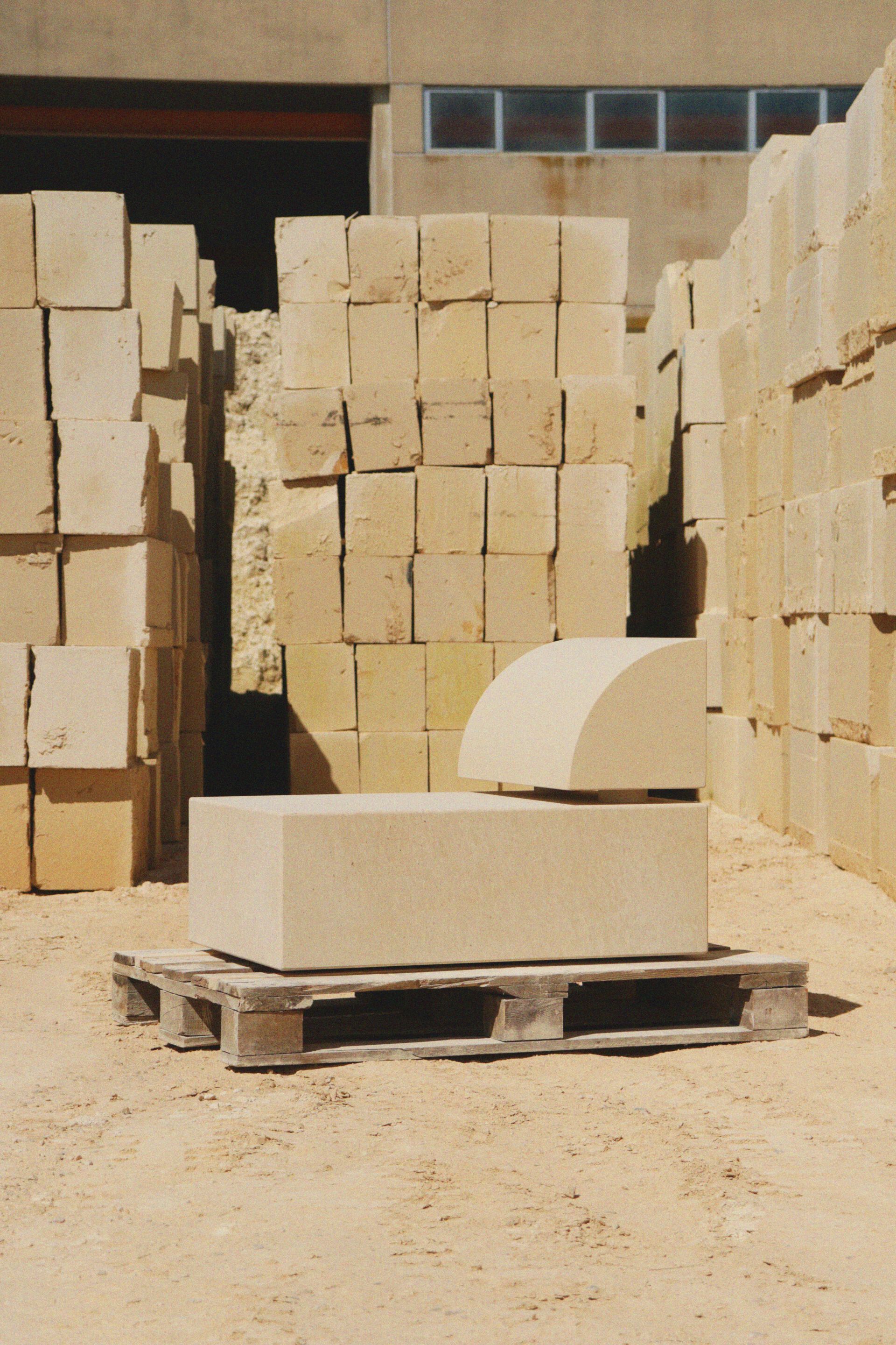 Leccese каменный садовый стул PIMAR Fattidipietra ARCH-00073769 - Вид №3