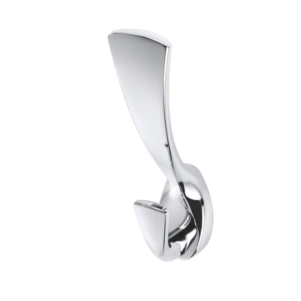 Крючок мебельный двухрожковый Edson 9303-N00-CHR ЦАМ хром STLM-2114390