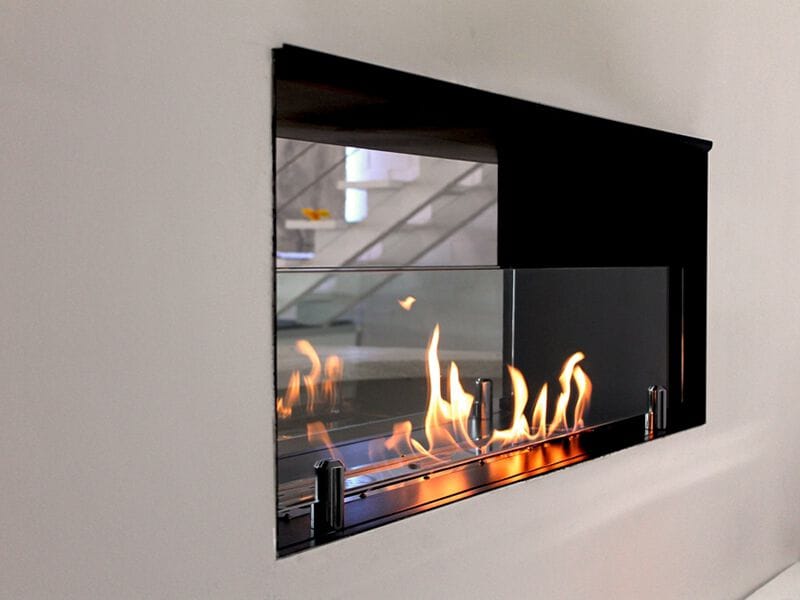 Встроенный камин с двойным фасадом из биоэтанола bioKamino Bkbf ARCH-00116318 - Вид №1