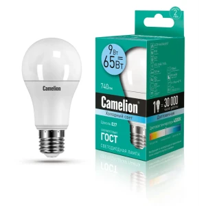 Светодиодная лампа Camelion LED9-A60/845/E27 12044