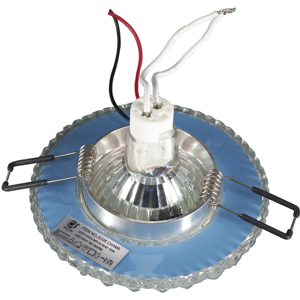 Светильник точечный встраиваемый S295 CH/WR 65 мм, 2.5 м², цвет золотой Ambrella light STLM-2174584 - Вид №5