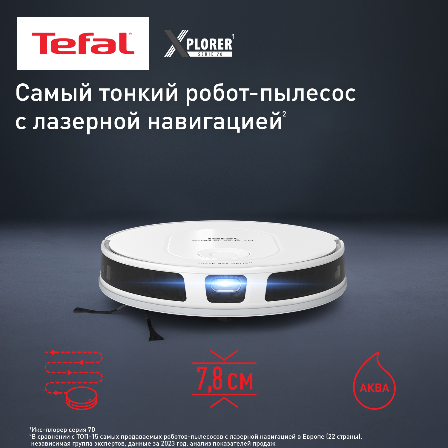 9250468 Робот-пылесос Tefal RG8477WH белый STDN-0092423 - Вид №7