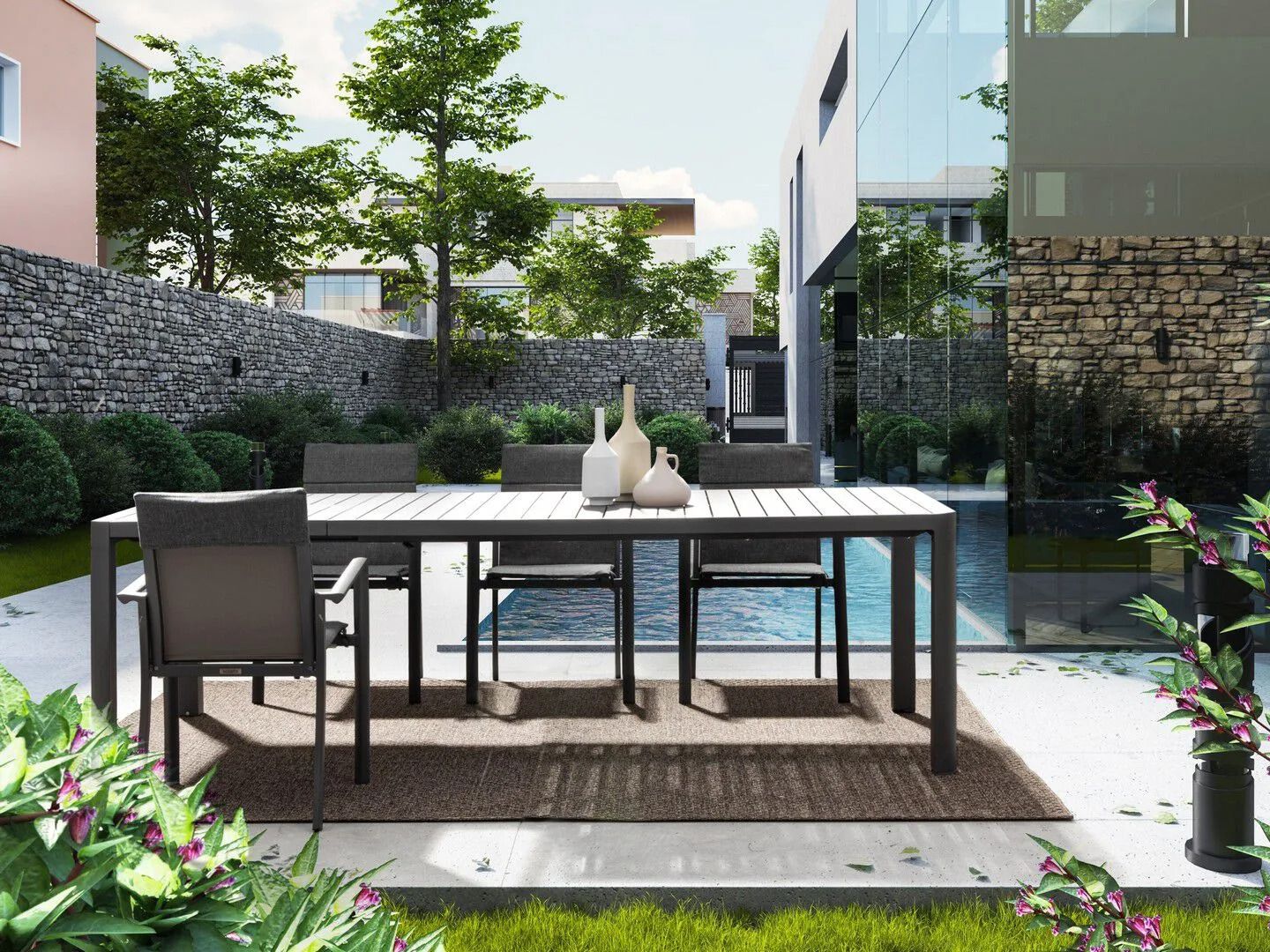 Открытый полипропилен сплошной цвет ковер BIZZOTTO MILLIE ARCH-00050207 - Вид №5