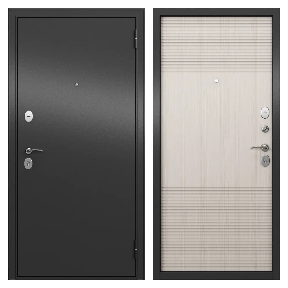 Дверь входная металлическая Ариста 960 мм правая цвет белый TOREX STLM-2073542