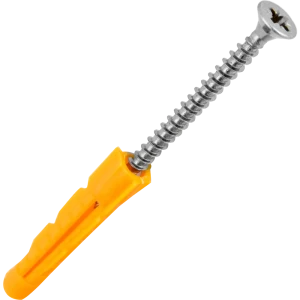 Дюбель универсальный с саморезом Ш4х50 мм полипропилен 16 шт.
