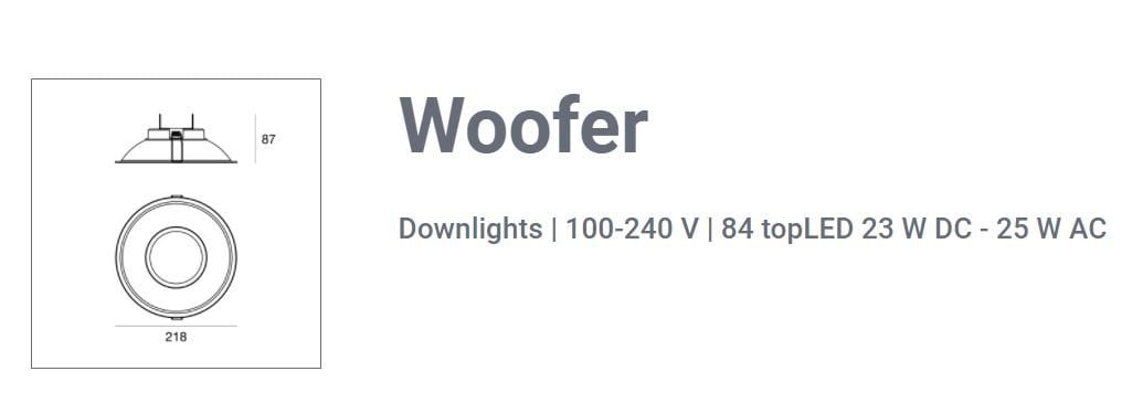 Утопленный светодиодный прожектор Linea Light Group НЧ-динамик ARCH-00104249 - Вид №4