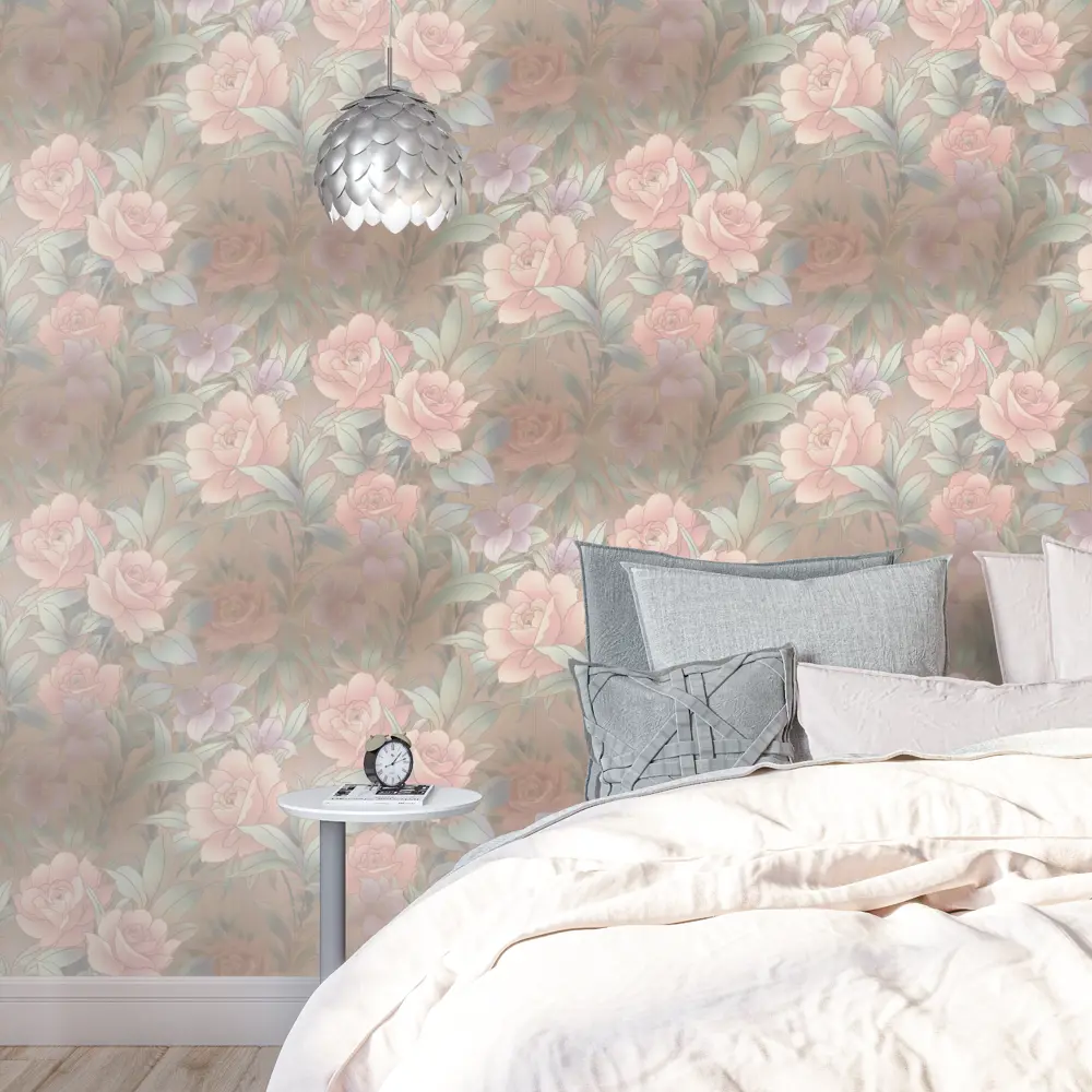 Обои флизелиновые Палитра Edem бежевые 1.06 м PL71654-25 STLM-2210242 - Вид №2