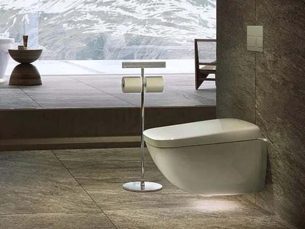 Керамический подвесной туалет биде с ручным душем TOTO Neorest® ARCH-00038037