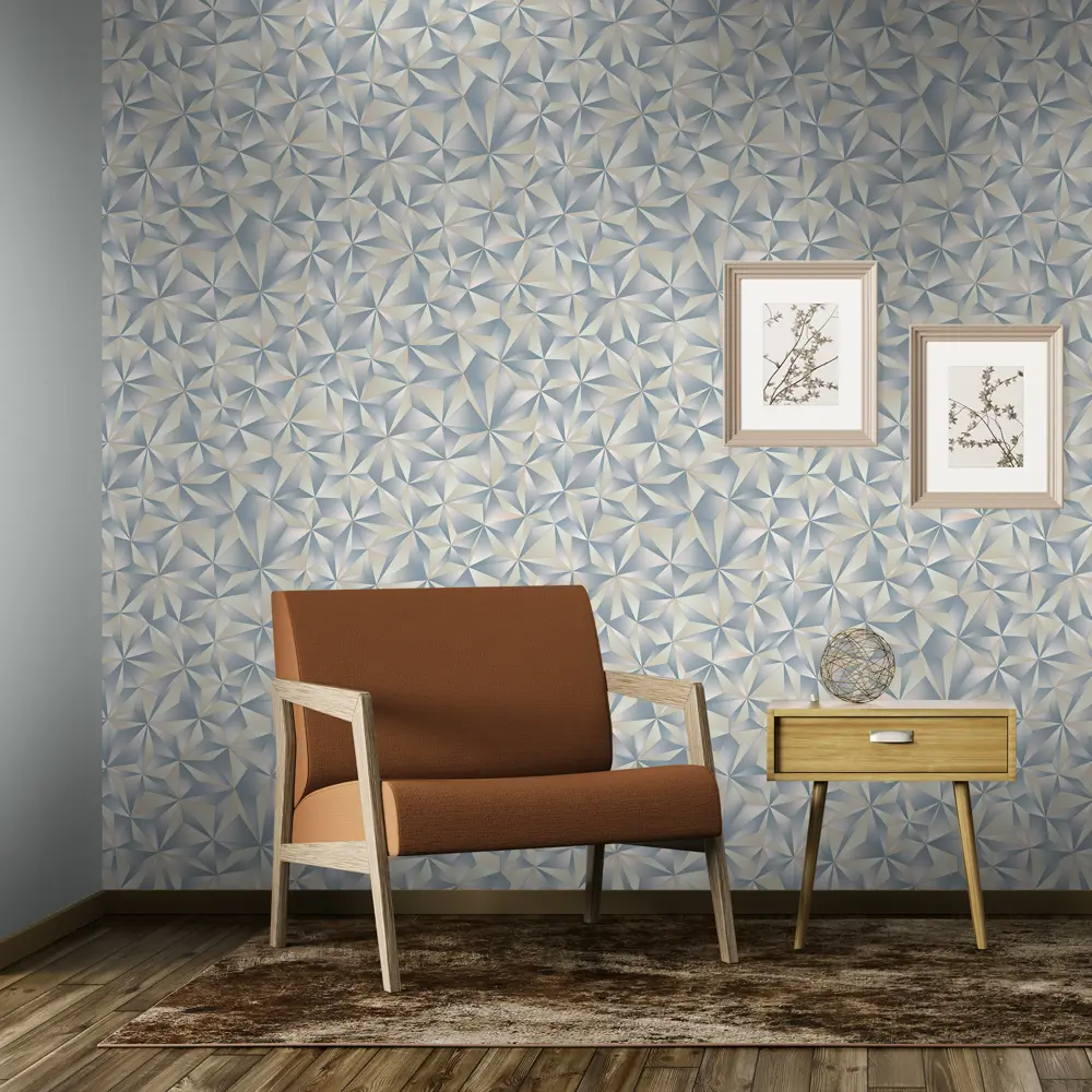 Обои флизелиновые Ornamy L Etoile синие 1.06 м 8016-03 82734875 STLM-2183958 L'etoile - Вид №3