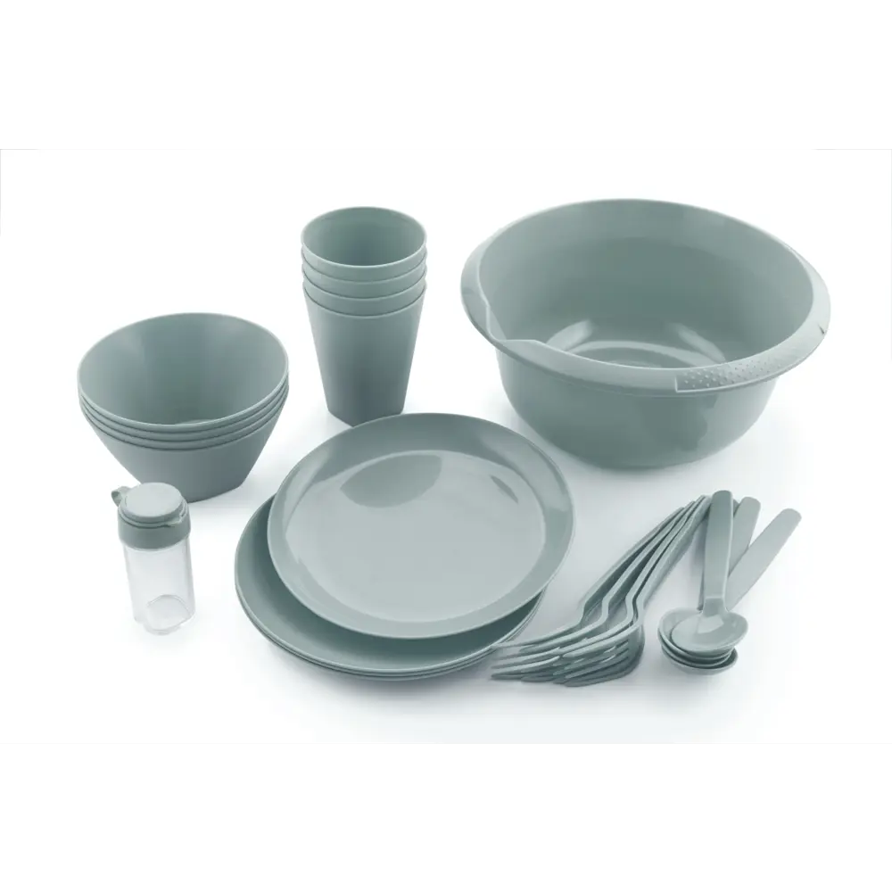 Набор для пикника Berossi Picnic LM цвет зеленый 4 персоны STLM-2209983