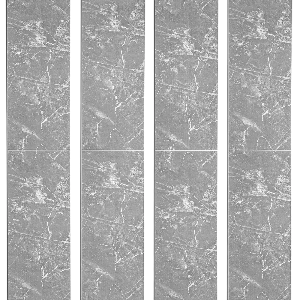 Панель ПВХ KREAFORTA Одри серый 1200x250x10 мм 1.2 м² (4 шт.) STLM-2015827 - Вид №3
