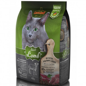 ПР0047235 Корм для кошек для склонных к аллергии, ягненок с рисом сух. 400г Leonardo