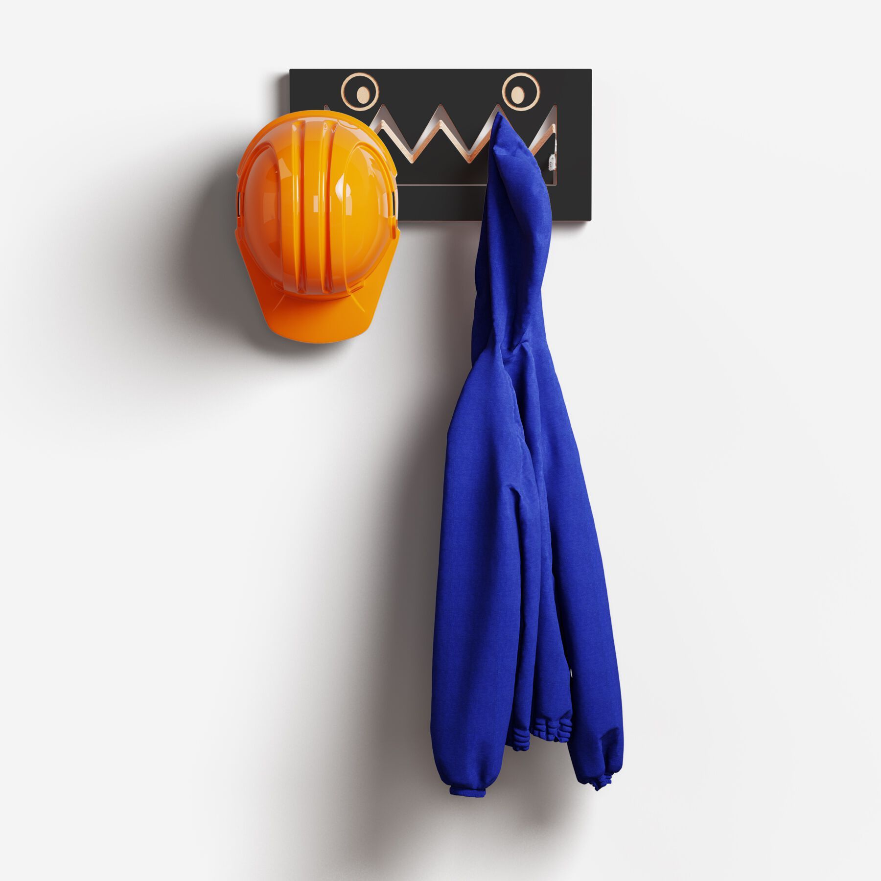 Вешалка для одежды из фанеры AMBIVALENZ Fläpps Monsterhäng 40x20-1 ARCH-00018477 - Вид №1