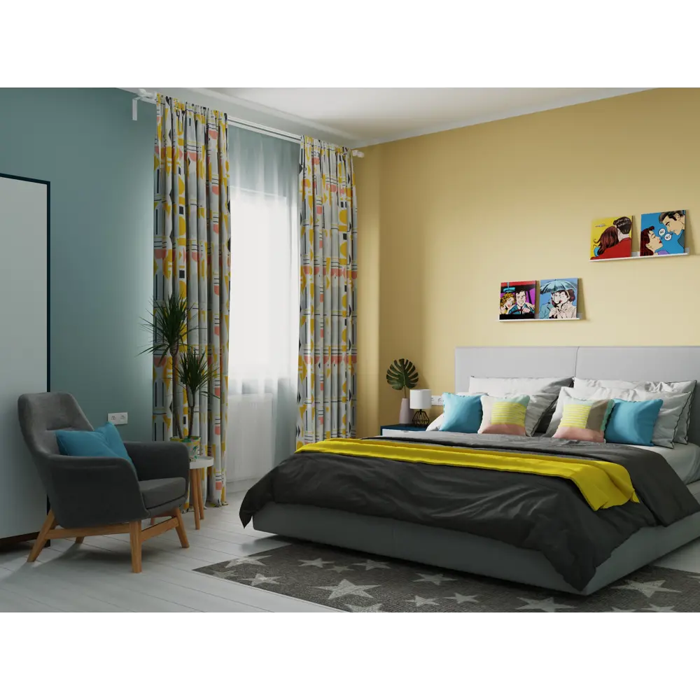 Карниз двухрядный раздвижной Inspire Трапеция 160-300 см цвет белый матовый STLM-2025747 - Вид №4
