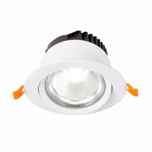 Светильник точечный светодиодный встраиваемый ALMA LIGHT ALD00159WH-4000K-LED.1x15W под отверстие 95 мм 5 м² нейтральный белый свет цвет белый