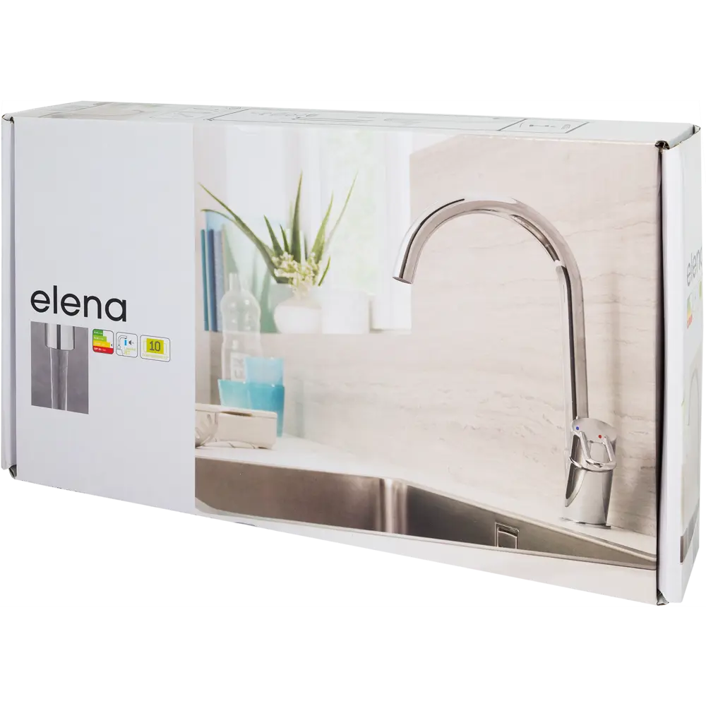 Смеситель для кухни Elena общая высота 33.6 см цвет хром 82063085 STLM-2194448 Santreyd - Вид №7