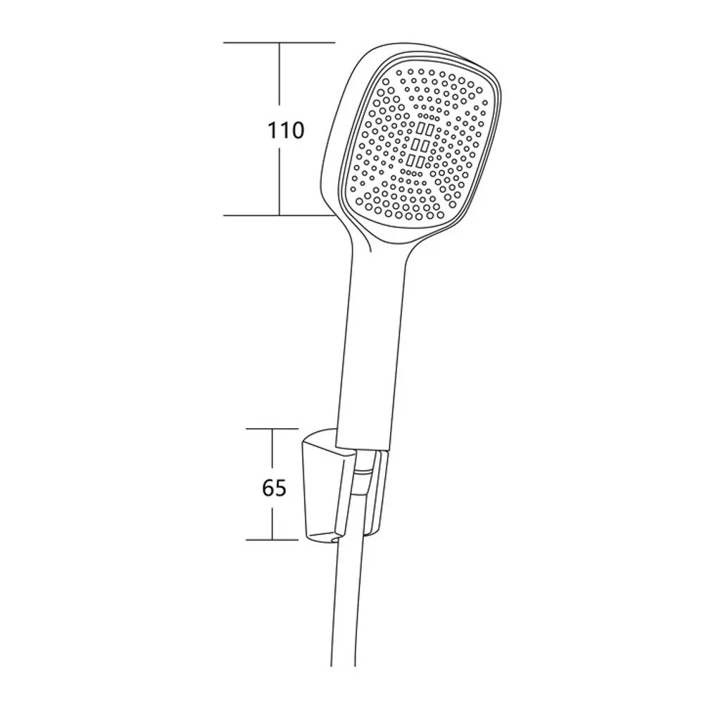 ESKO Lavin: Душевой набор с хромированной лейкой и держателем 89359293 STLM-0999798 - Вид №2