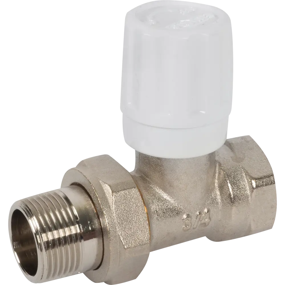 Вентиль регулирующий для радиатора прямой Euros 3/4" латунь STLM-2032017