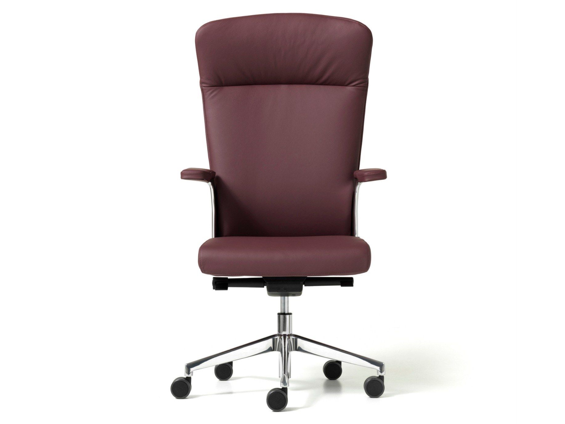 Кожаное офисное кресло с подлокотниками 5 спиц Diemme Halfpipe ARCH-00065948