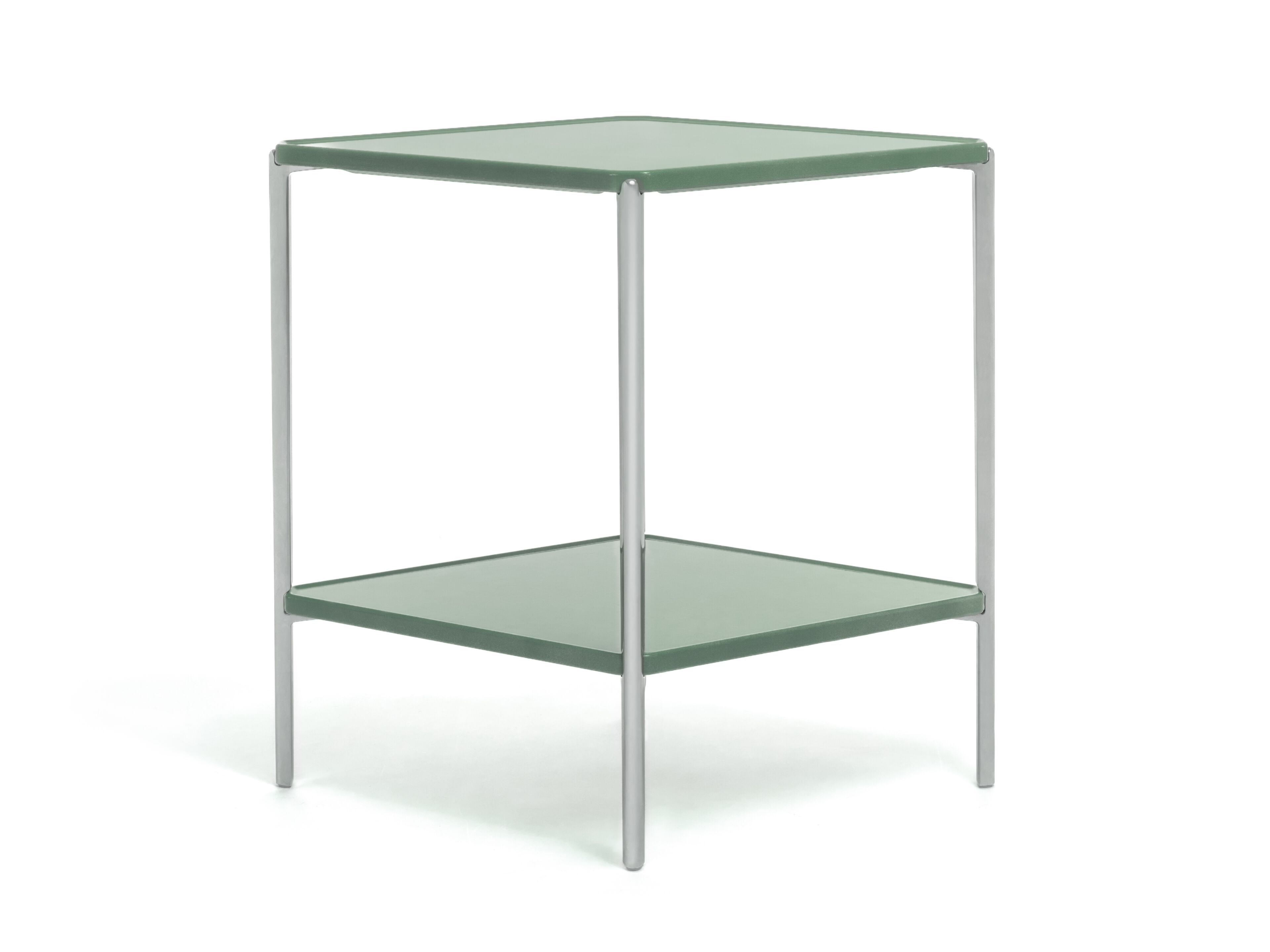 Алюминиевый ромбовидный высокий журнальный столик с жидким покрытием Magis тамбур ARCH-00151984