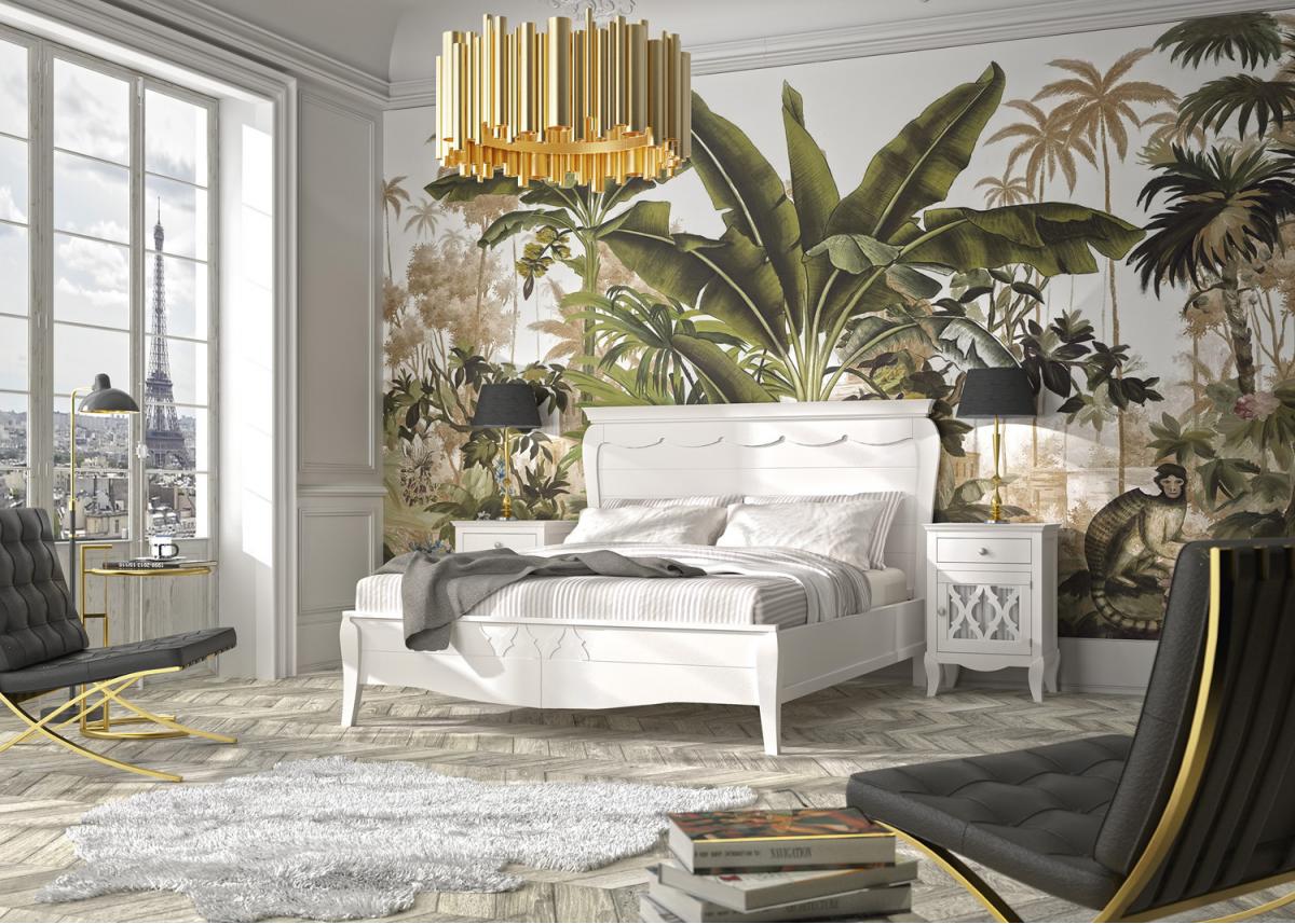 090260 Прикроватная тумба правосторонняя дверца Grupo Seys Basilea Santreyd  - Вид №2