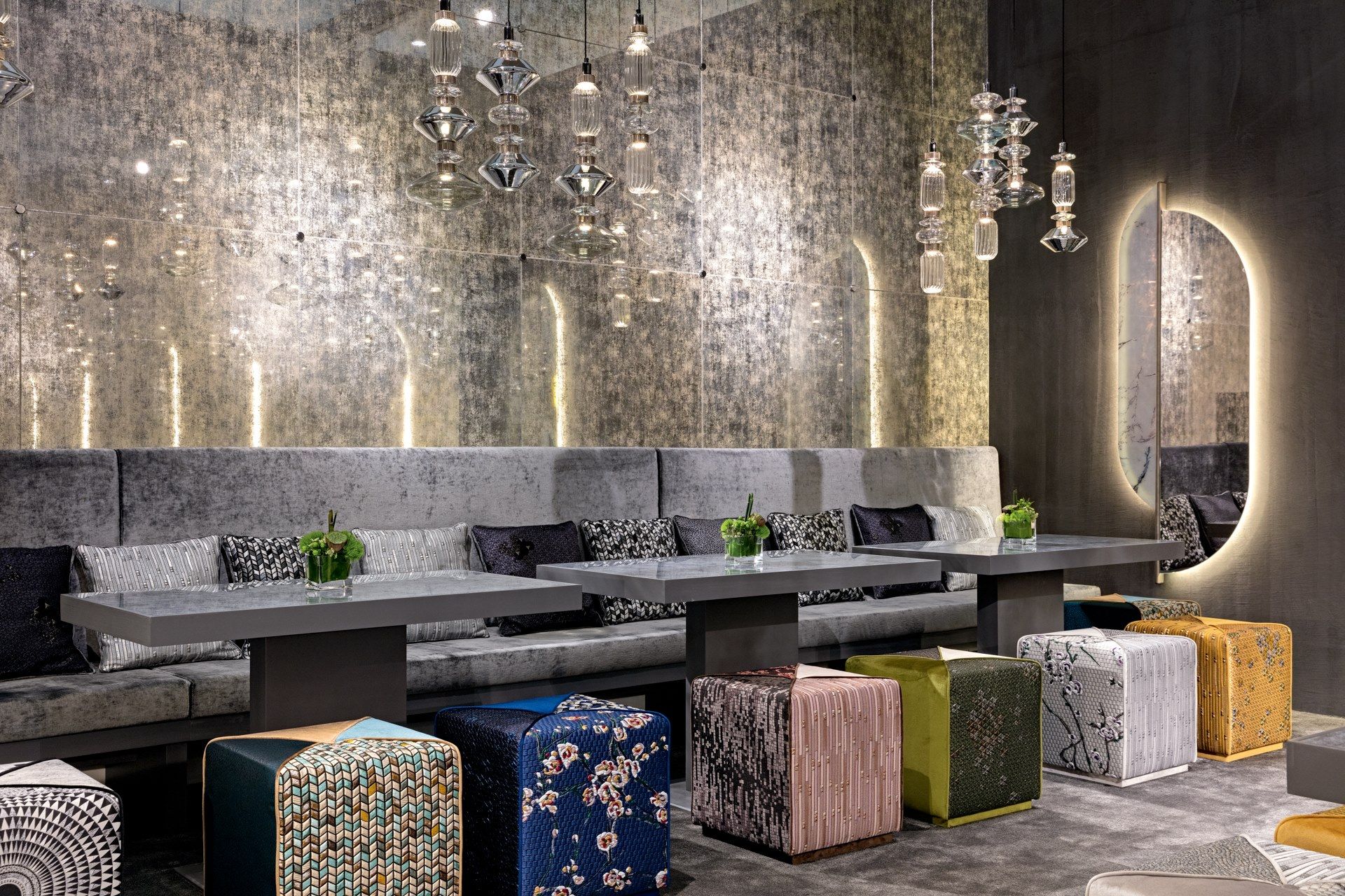 Квадратный пуф из ткани Sicis Chamaleon ARCH-00115369 - Вид №2