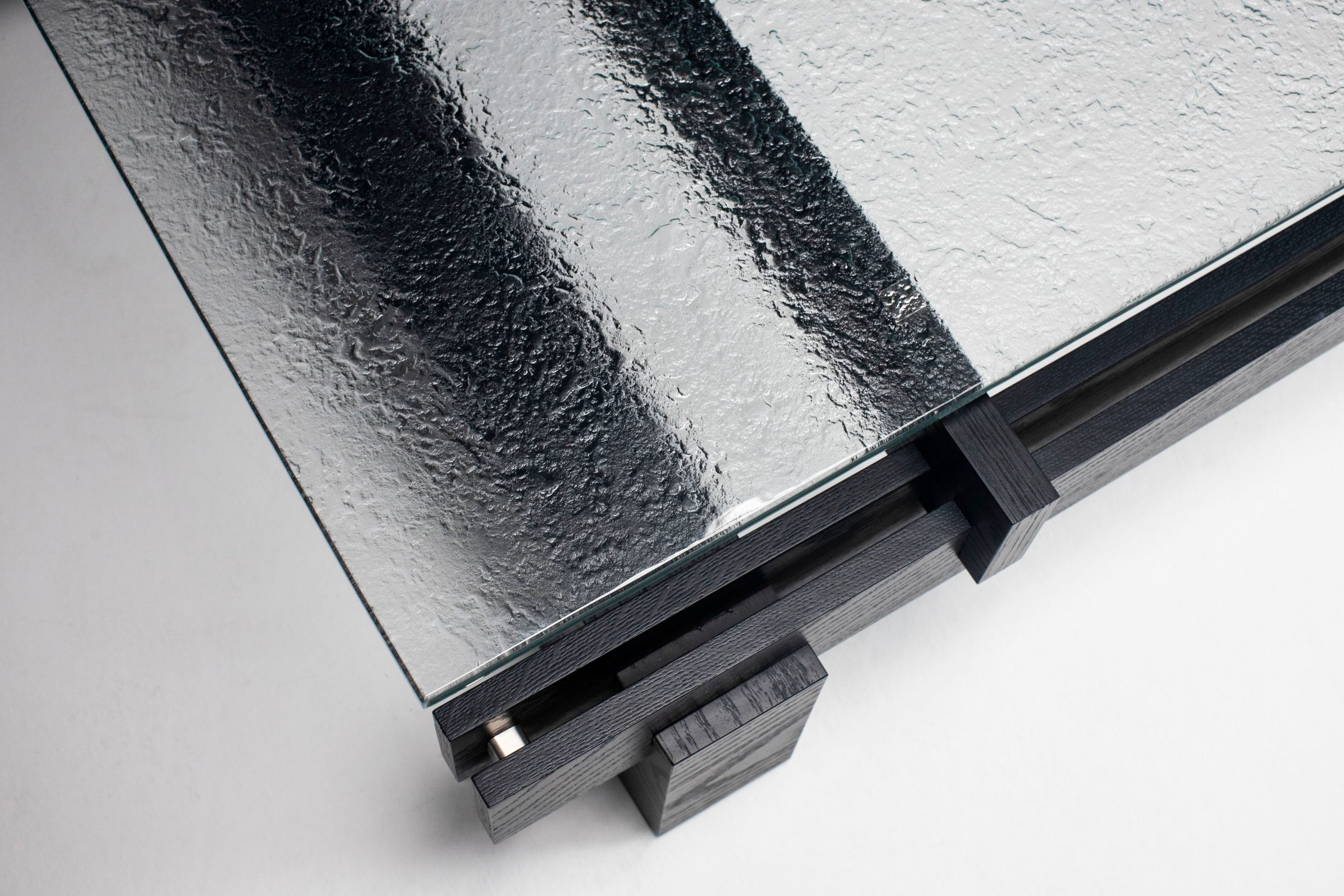 Низкий журнальный столик из дуба со стеклянной столешницей YET. Design Studio Off_Grid ARCH-00043247 - Вид №11