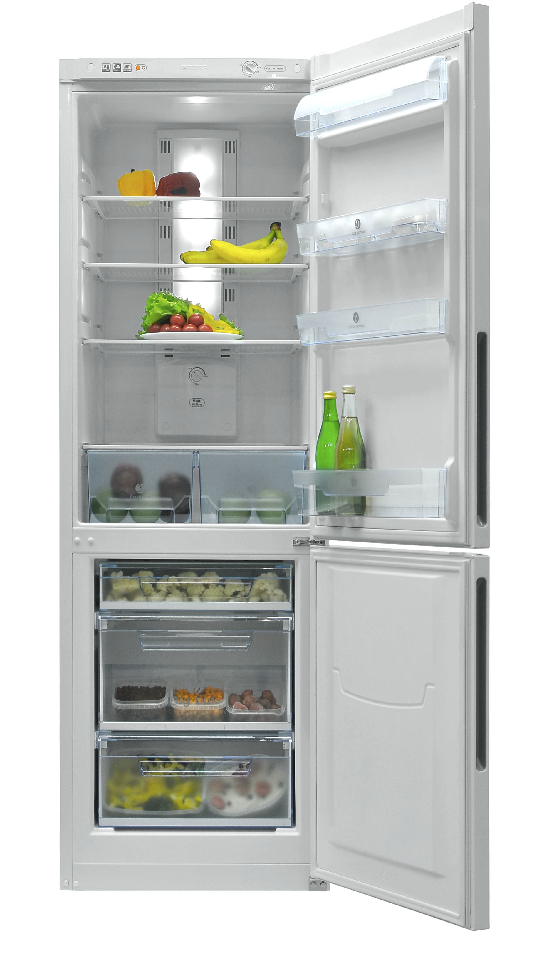 90469232 Отдельностоящий холодильник RKF NF-170 60x186 см цвет белый STLM-0239117 POZIS