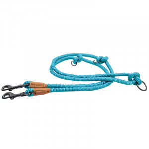ПР0050136 Поводок для собак Rope 9х2000мм голубой Great&Small