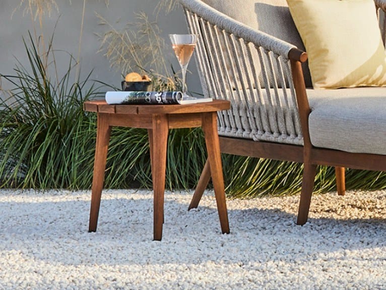 Низкий стол из тикового дерева Jardinico дерево ARCH-00036107 - Вид №1