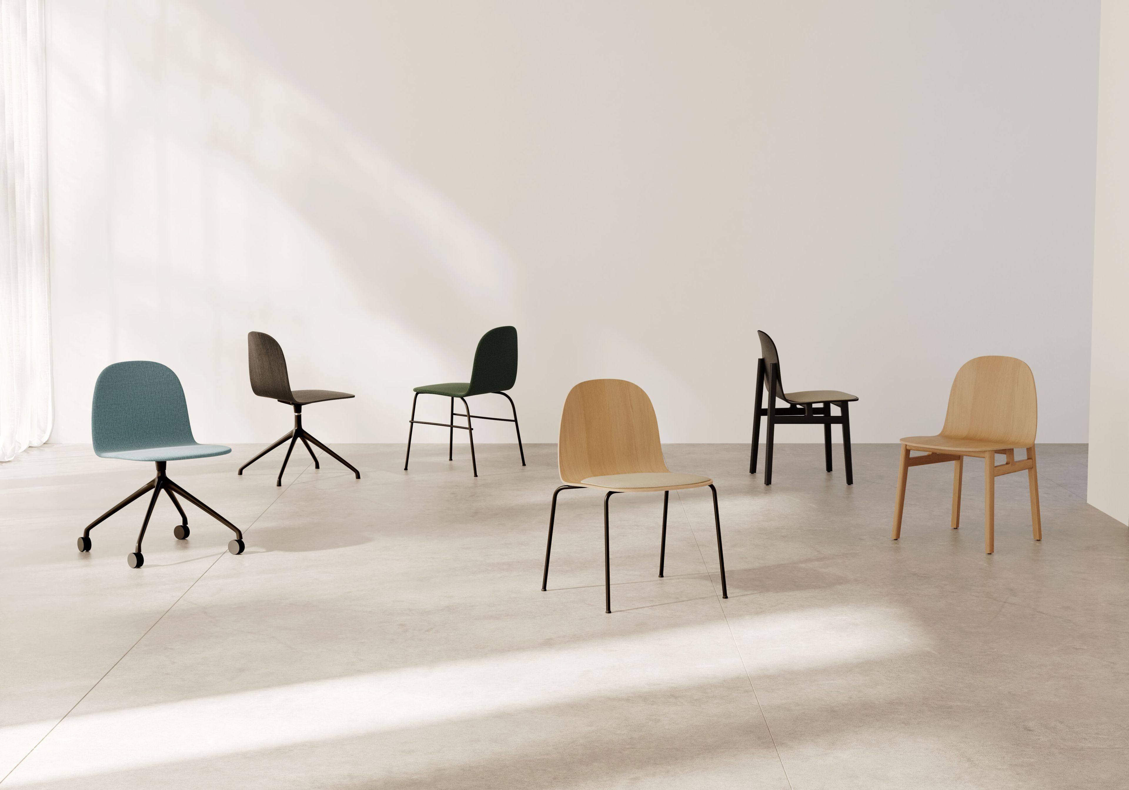 Вращающееся кресло с мягким сиденьем Omelette Editions TERRA SWIVEL ARCH-00097831 - Вид №2