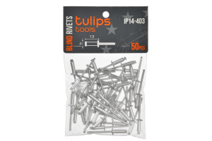 16660178 Вытяжные заклепки 4.0х12 мм, 50 шт IP14-403 Tulips Tools