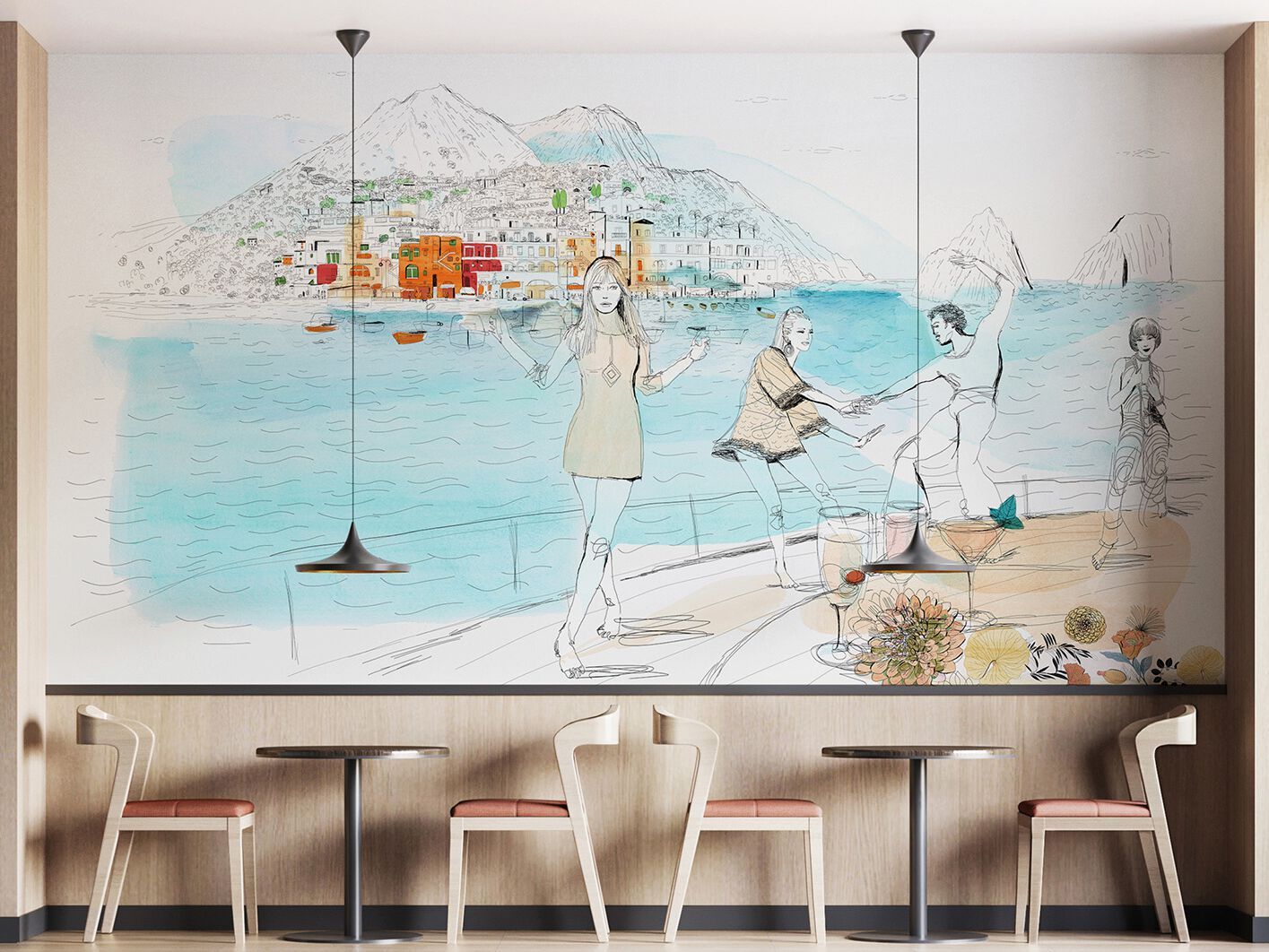 Carta da parati PVC free, eco-friendly, lavabile WallPepper КОЛЛЕКЦИЯ 2024 ГОДА ARCH-00046414