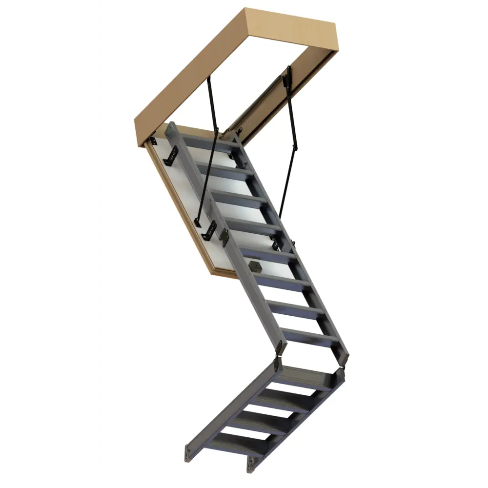 Лестница чердачная складная с секциями ALU 70x120x280 см OMAN STLM-2037921 - Вид №1