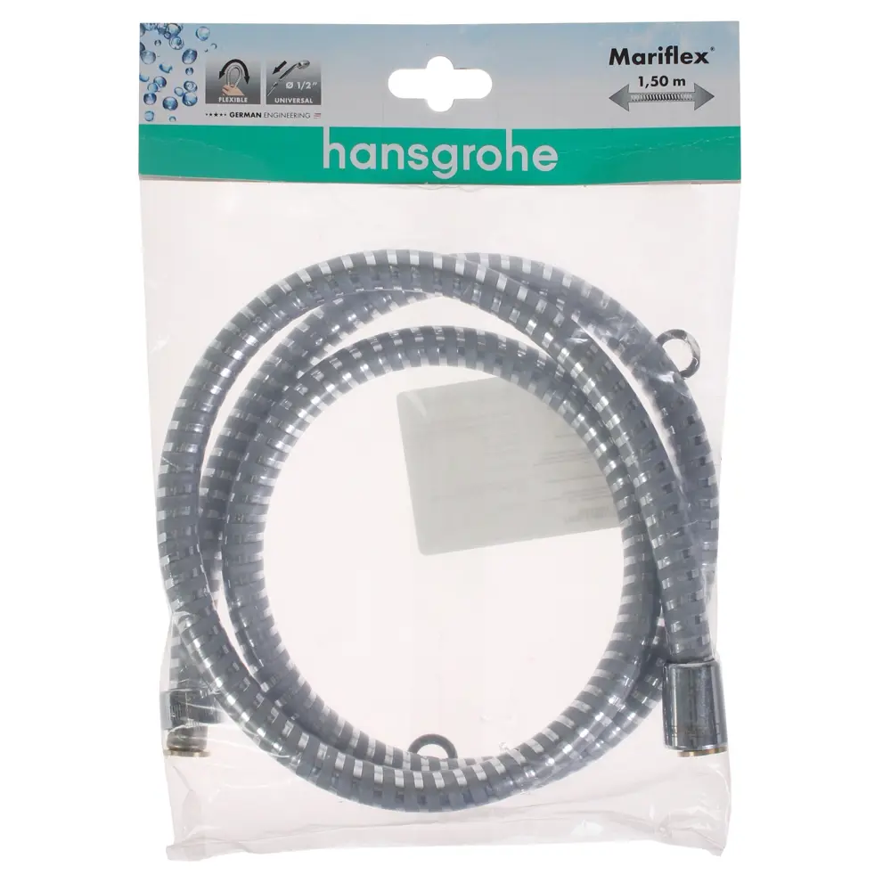 Шланг для душа Hansgrohe Mariflex 28153000 1.5 м ПВХ хром STLM-2052324 - Вид №7