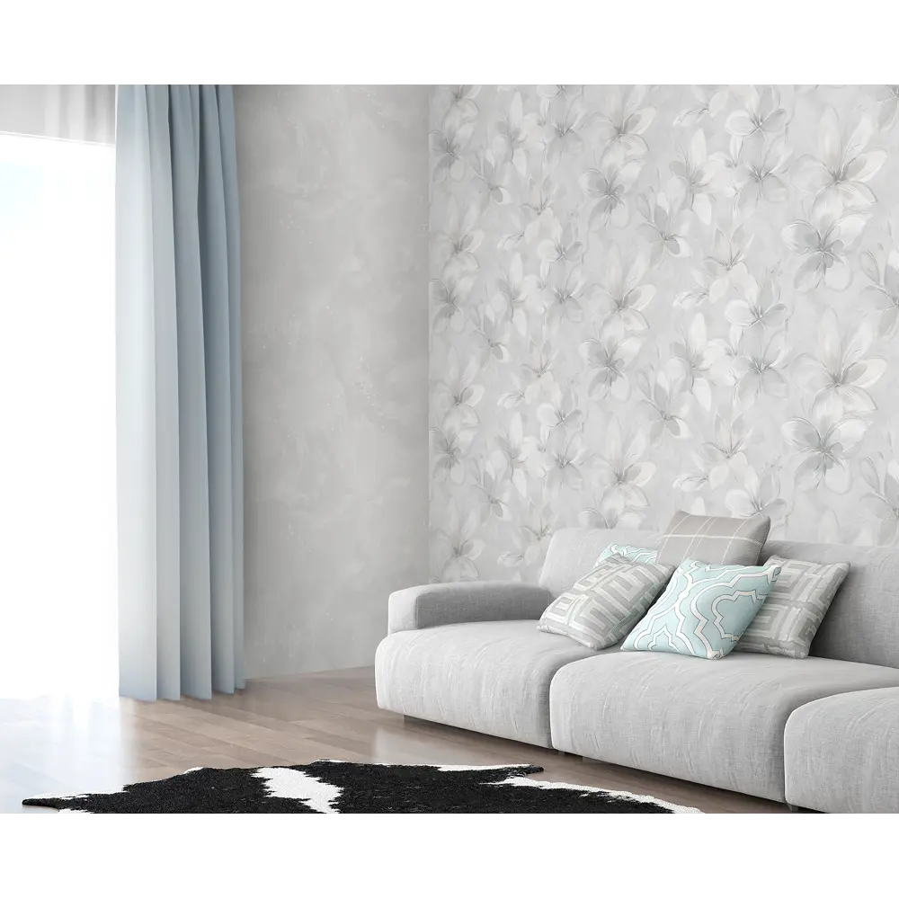 Флизелиновые обои Victoria Stenova Lola темно-серые 1.06 м 89423673 STLM-1565657 - Вид №4