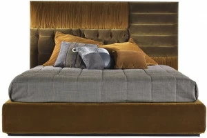 Gianfranco Ferré Home Кровать king size с обивкой из ткани с высоким изголовьем