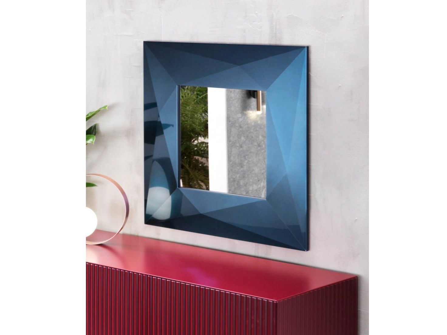 Зеркало из нержавеющей стали с настенной рамой RIFLESSI DIAMOND ARCH-00093888 - Вид №2