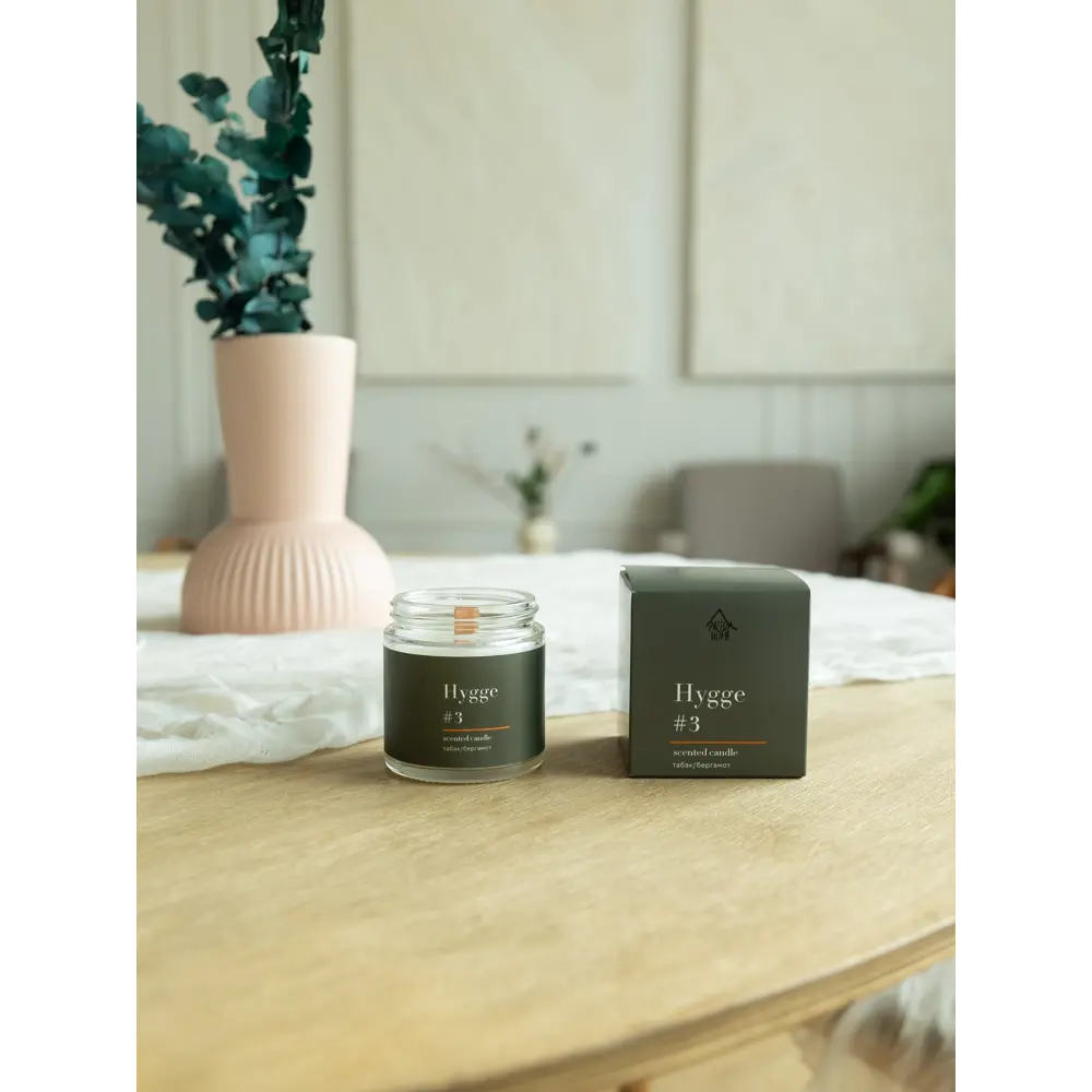 Свеча в стакане ароматизированная Arida Home Hygge N3 Табак и бергамот STLM-2135765 - Вид №8