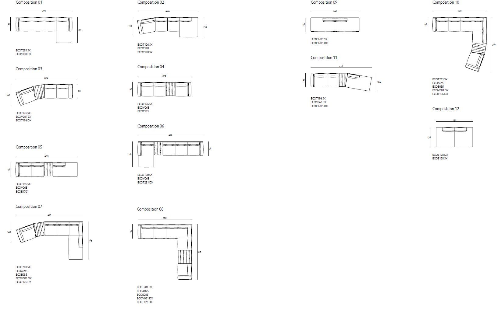 Модульный тканевый диван Living Divani Echoo ARCH-00094796 - Вид №8