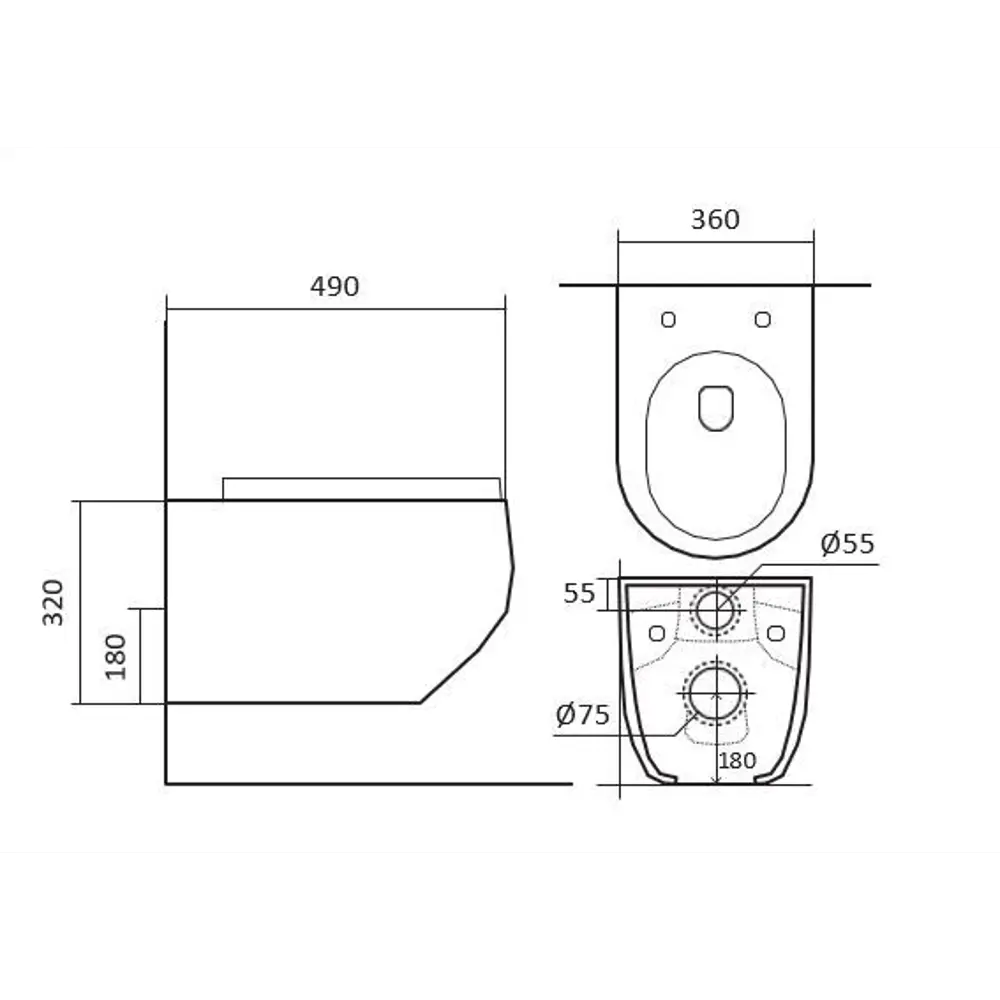 Комплект инсталляция с унитазом Aquatek Европа 4 в 1, безободковый с микролифтом, клавиша цвет белый STLM-2120468 - Вид №19