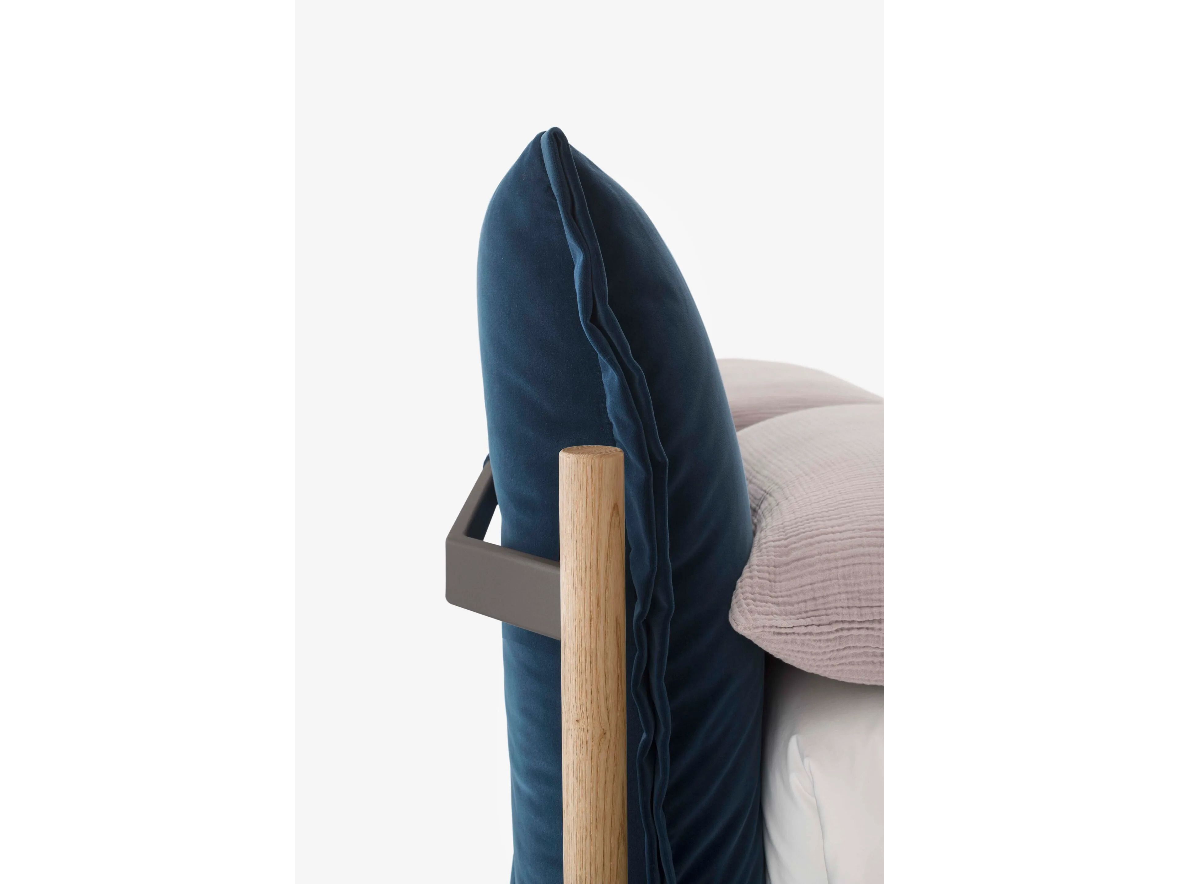 Двуспальная кровать с мягким изголовьем Alf DaFrè ATLAS ARCH-00001956 - Вид №4