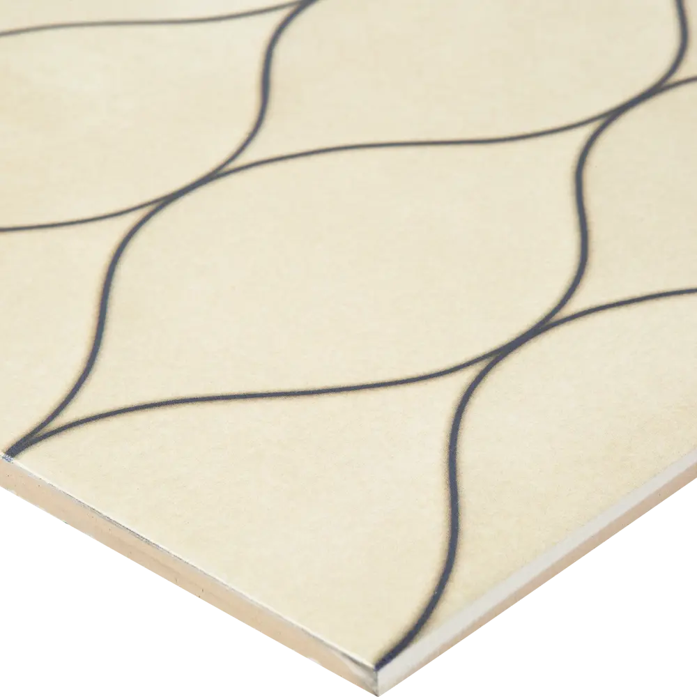 Плитка настенная Изольда 25x33 см 1.65 м² цвет бежевый Golden Tile STLM-2043513 - Вид №1