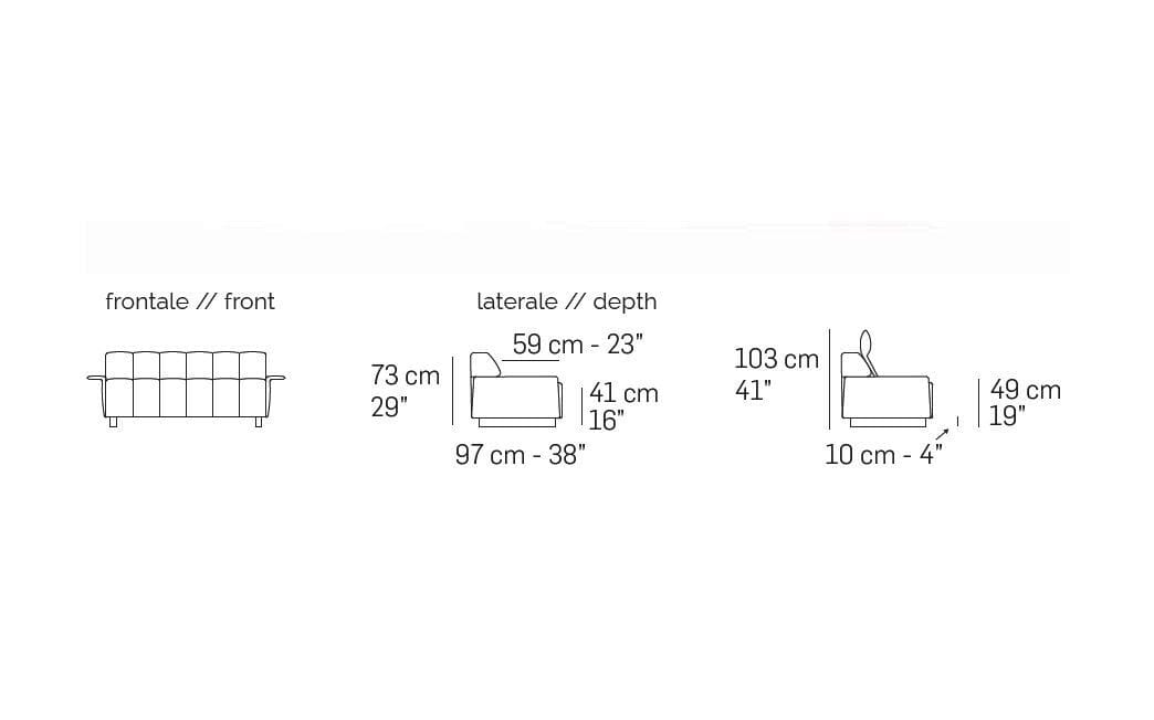 Ткань диван NICOLINE ZARA LIGHT ARCH-00096317 - Вид №6